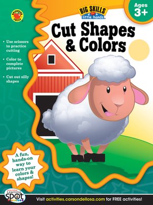 cover image of Cut Shapes & Colors, Grades Preschool - K